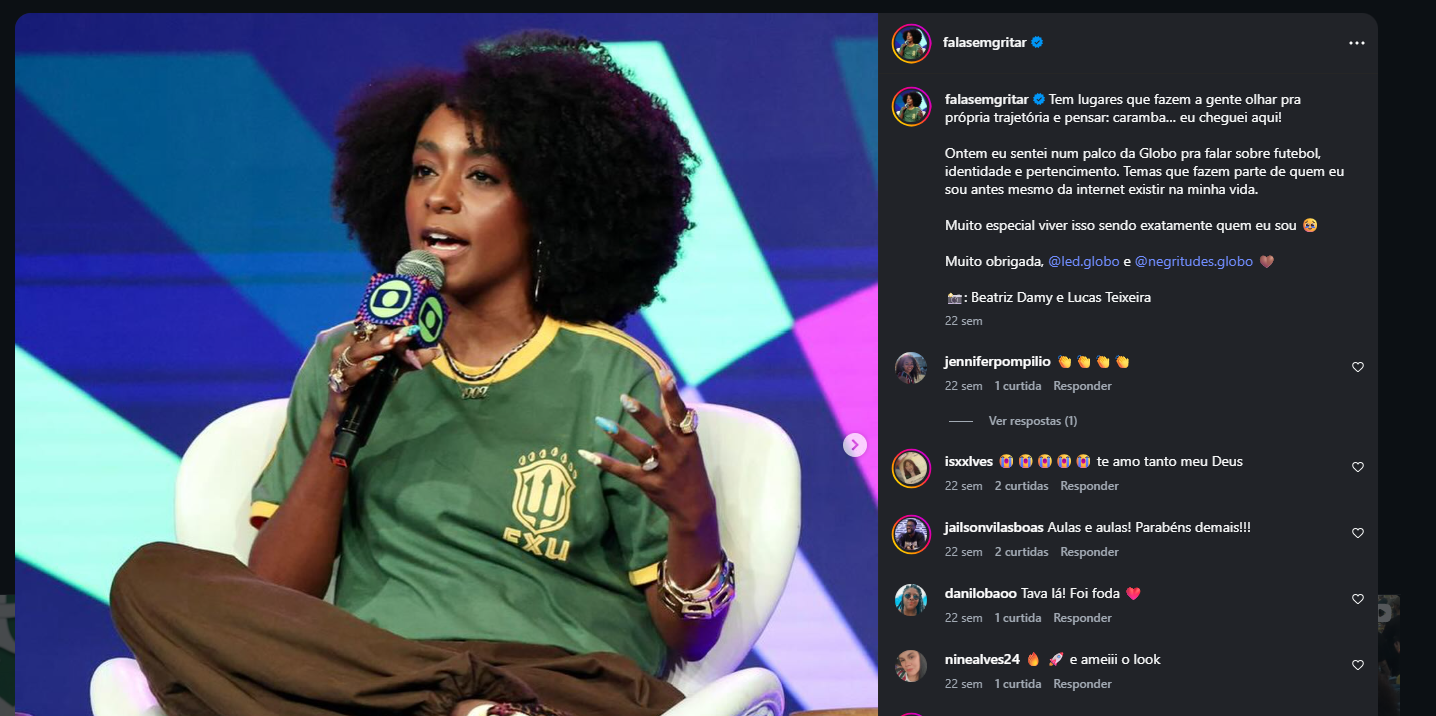 Fala Sem Gritar, influencer e cliente da Izzi Contabilidade
